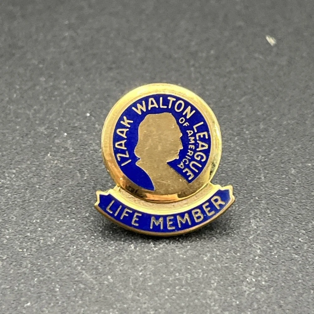 Izaak Walton League Of America Life Member Lapel Hat Pin